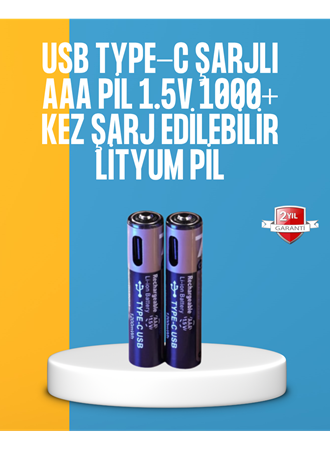 Lityum AAA Pil – Düşük Enerji Tüketen Cihazlar İçin Maksimum Dayanıklılık