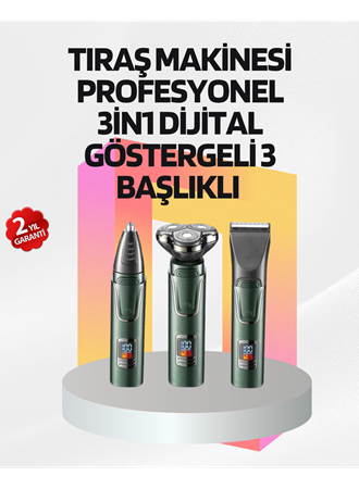 Kablosuz Şarjlı Çok Amaçlı Tıraş Makinesi