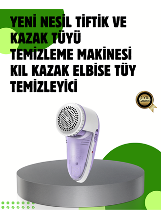 Pamuk Tiftik Tüy Temizleme Makinesi 5W – 3 Bıçaklı Sistem