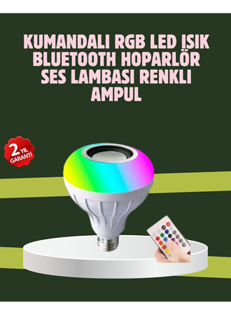 Hoparlörlü LED Ampul – Ev ve Ofis İçin Akıllı Aydınlatma Çözümü