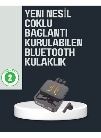 Kablosuz Bluetooth 5.0 Kulaklık – 300mAh Şarj Kutusu