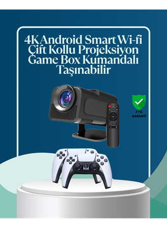 450 ANSI Lümen, 4K Destekli Kompakt Ev Projektörü