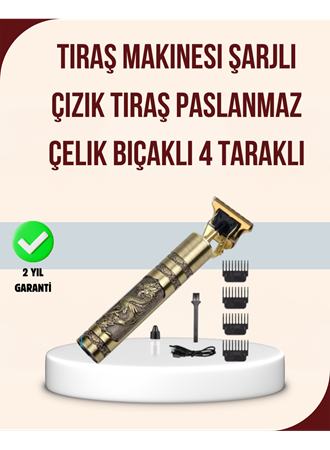 Titreşim Motorlu Erkek Saç ve Sakal Düzeltici