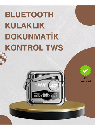 Bluetooth 5.0 Kulak İçi Kablosuz Kulaklık – Dokunmatik Kontrol, Düşük Gecikme