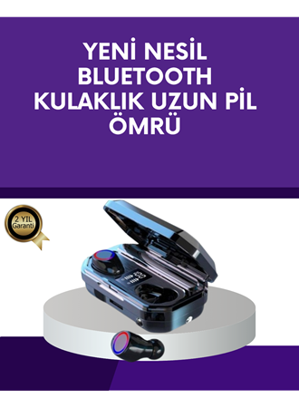 Uzun Pil Ömürlü Kablosuz Kulaklık – 4 Saat Kesintisiz Kullanım