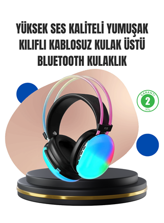 Konforlu Tasarımlı Kablosuz Gaming Kulaklık – Uzun Pil Ömrüyle