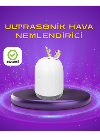 Renkli LED Işıklı ve Sürekli Spreyli Masa Nemlendirici