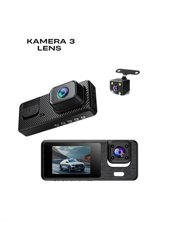 1080P 3 Kameralı Araç DVR -Q301