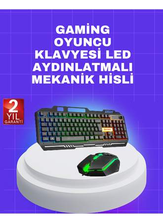 Gaming Klavye Mouse – Çatışmasız Tuş, Hızlı Tepki Süresi
