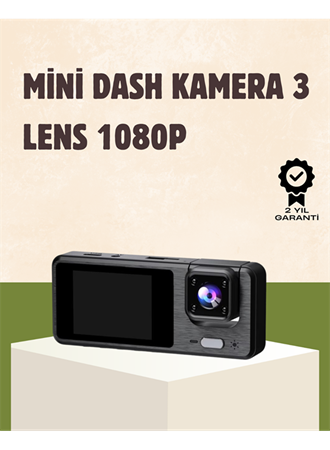 Full HD 3 Kanallı Araç Kamerası – Akıllı Çözümlerle Sürüş