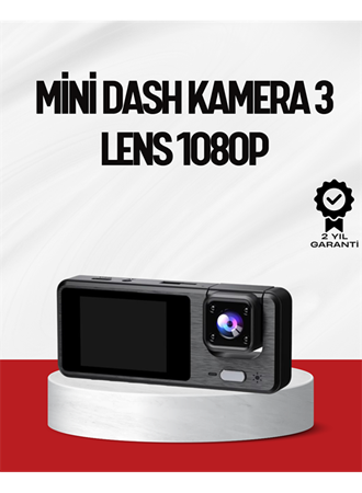 3 Kameralı DVR Araç Kamerası – Tam Güvenlik, Tam Kapsama