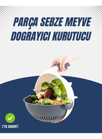 Sebze Doğrama ve Rendeleme İçin Pratik Mutfak Aparatı