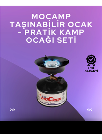 Hafif ve Kompakt Tasarımlı Taşınabilir Kamp Ocağı – Ergonomik Kullanım