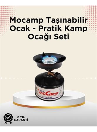 Dayanıklı, Paslanmaz ve Yüksek Isı Dayanımlı Kamp Ocağı – Uzun Süreli Kullanım İçin