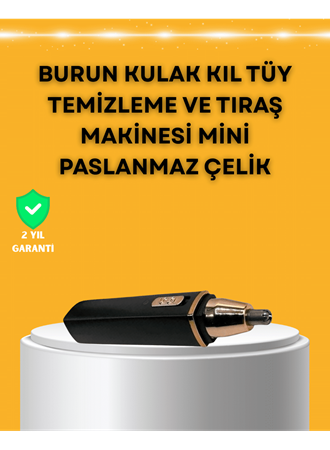 USB Şarjlı Sessiz Burun ve Kulak Kılı Temizleme Cihazı