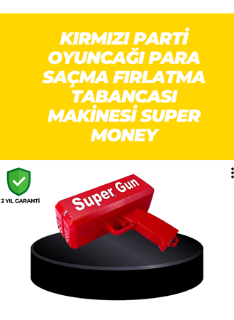 Elektrikli Parti Oyuncağı – Para Atan Tabanca