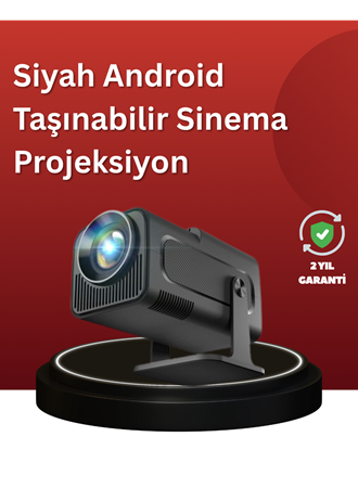 Uzun Ömürlü Lamba ve Dahili Hoparlörlü Ev Sinema Projektörü
