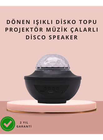 Sesle Aktive Olabilen Uzaktan Kumandalı Ayarlanabilir Galaxy Gece Lambası