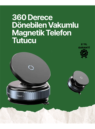 360° Ayarlanabilir Manyetik Araç Telefon Tutucu – Kompakt ve Pratik Tasarım