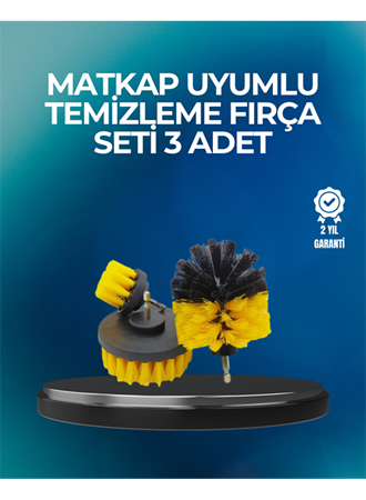 Derinlemesine Temizlik İçin Dayanıklı Kıllı Matkap Fırçası Başlığı