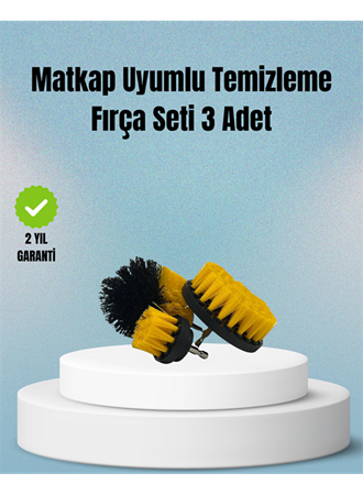Matkap Uyumlu Temizlik Fırçası – Kablolu ve Akülü Matkaplarla Kullanılabilir
