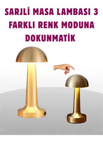 Taşınabilir Dokunmatik LED Lamba – Sıcak & Soğuk Işık Ayarı