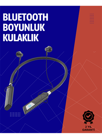 Ergonomik Tasarımlı Bluetooth Kulaklık – Gürültü Azaltmalı, Manyetik