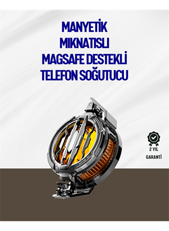 Mıknatıslı ve Aparatlı Montajlı Soğutucu Fan | Her Cihaza Uyumlu | LED Göstergeli