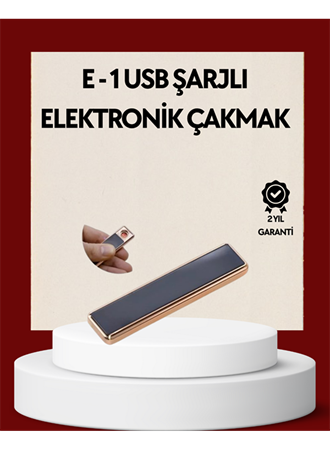 Plazma Ark Teknolojili Elektrikli Çakmak – Dokunmatik, LED Göstergeli, Şarj Edilebilir
