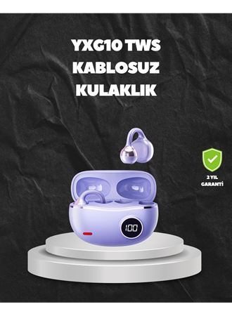YXG10 TWS Kablosuz Kulak İçi – Elmacık Kemiği İletimli, Şık ve Hafif
