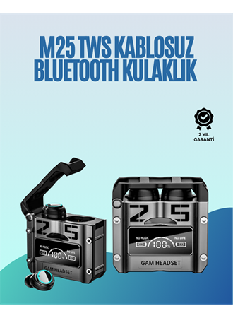 Powerbank Özellikli Kablosuz Kulaklık | Otomatik Bağlantı | Şarj Kutusu Dahil