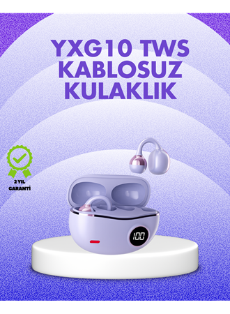 YXG10 Kablosuz Kulaklık – Bluetooth 5.4, Dokunmatik, LED Ekranlı Şarj Kutusu