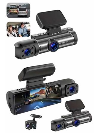 Video ve Fotoğraf Kaydedici Sürüş Kamerası Ön ve Arka Çift Kameralı
