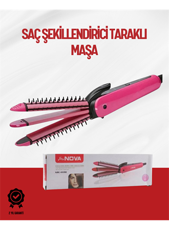 Saçı Sabitleyen Çok Fonksiyonlu Saç Maşası