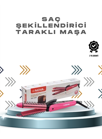 Ergonomik Tasarımlı Fön ve Maşa Uyumlu Saç Şekillendirici Maşa