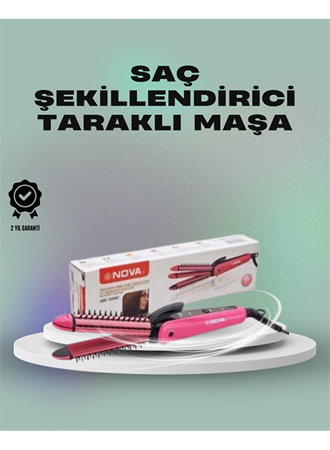 Isı Koruyucu ve Sabitleyici Özellikli Profesyonel Saç Maşası