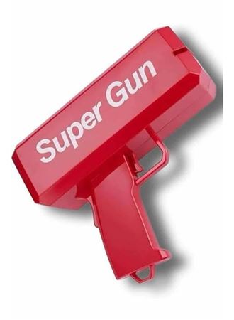 Para Dolar Saçma Para Atma Tabancası Otomatik Kırmızı Oyuncak