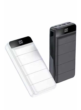 Powerbank 50.000 Mah Dijital Göstergeli Taşınabilir 4 Portlu Hızlı Powerbank