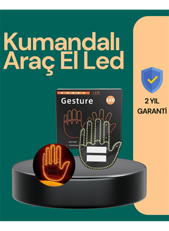 Kablosuz Kumandalı LED Jest Işığı – 3 Modlu Araba Arkası Mesaj Işığı, 203 LED ile Yüksek Parlaklık