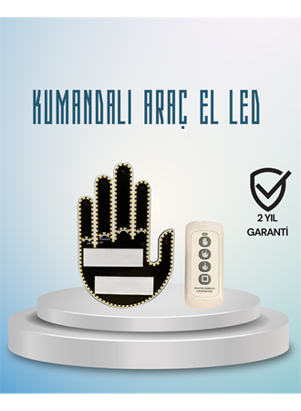 Aracınız İçin Eğlenceli ve Güvenli İletişim: LED Jest Lambası, Uzaktan Kumandalı, Kolay Montaj