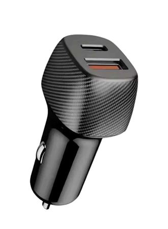 Araç İçi Şarj Cihazı 38W Güç Kapasiteli Type-C Girişli Araba Çakmaklık