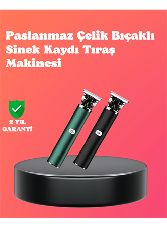 Paslanmaz Çelik Bıçaklı Sinek Kaydı Tıraş Makinesi Uzun Ömürlü