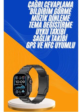 Akıllı Saat 3 Kordonlu Waterproof Adımsayar, Titreşim ve GPS Özelliği