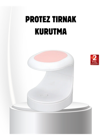 LED Mini Oje Kurutucu Taşınabilir Hızlı Kuruma Cihazı 3 LED Işıklı