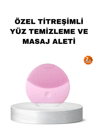 Silikon Yüz Temizleme ve Masaj Aleti – Su Geçirmez, Taşınabilir ve Cilt Dostu