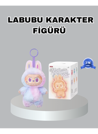 Dekoratif Yumuşak Labubu Peluş Figür – Koleksiyonluk ve Çocuklara Uygun Hediye 20 cm