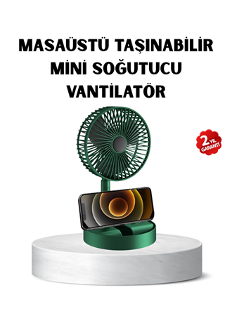 Taşınabilir Katlanabilir Mini Fan 3 Kademeli Şarj Edilebilir