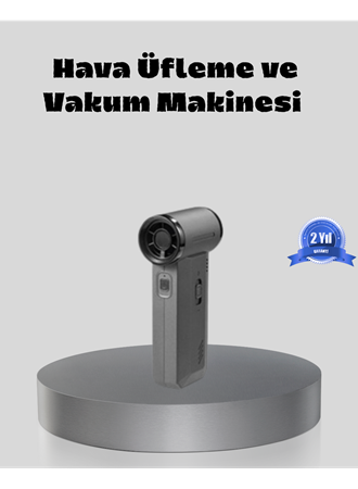 Şarjlı 130000 RPM Hava Üflemeli ve Vakumlu Araç Ev Temizlik Makinesi