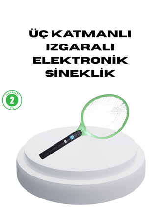 Pil ile Çalışan Elektronik Sinek Öldürücü – Çocuk ve Evcil Hayvan Dostu Tasarım