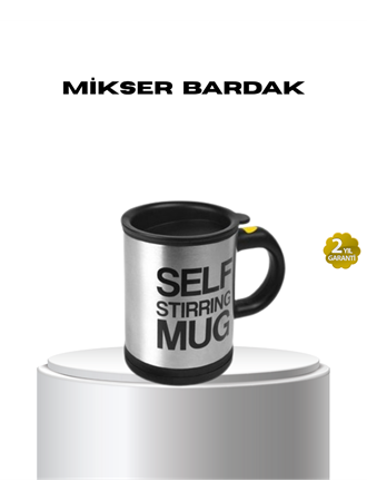 Paslanmaz Çelik Kendi Kendini Karıştıran Akıllı Kupa – Isı Yalıtımlı